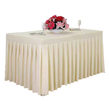 Wholesale Elegant Wedding Banquet Table Skirts