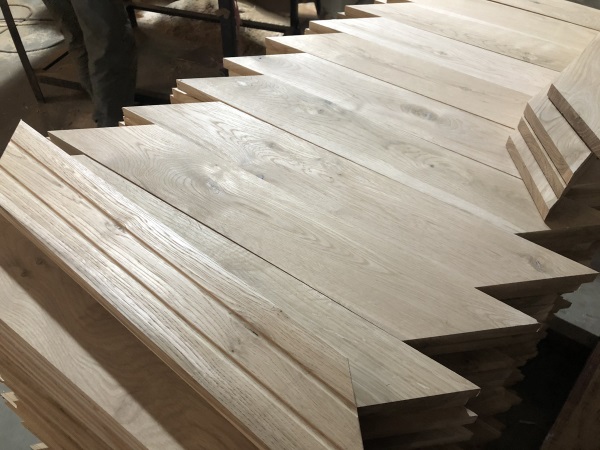 chêne brut en bois massif unfinished oak Solid Wood