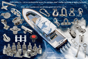 stainless steel marine boat hardware yacht parts deck hardware