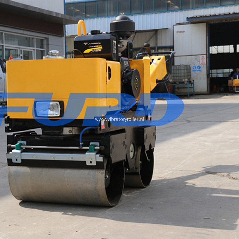 Small Vibratory Double Drum Vibratory Road Roller