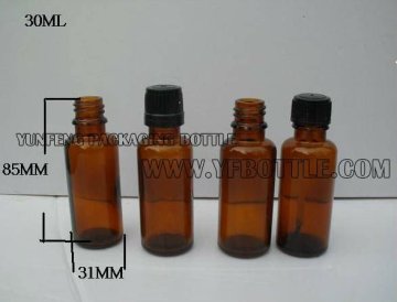 30ML Brown Glass Bottle for serum, essential oil package use