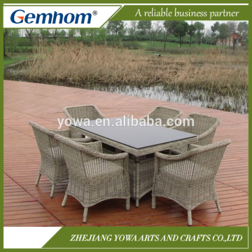 Leisure outdoor 7 piece patio dining set