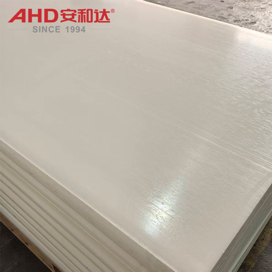 Superficie blanca de hoja gruesa de POM Thick POM Sheet White Surface