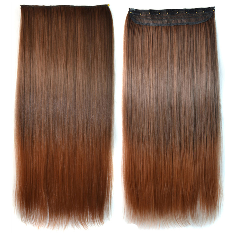 Hot sellhair clip in extension wet and wavy clip in hair extension synthetic cheap kinky straight clip in hair extension