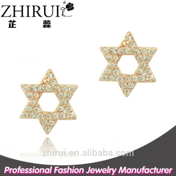 jewellery gemstone earrings star stud zircon earring