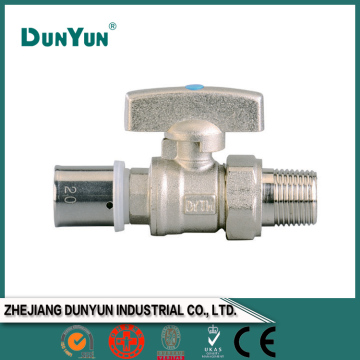 Straight cheap competitive price brass ball valve