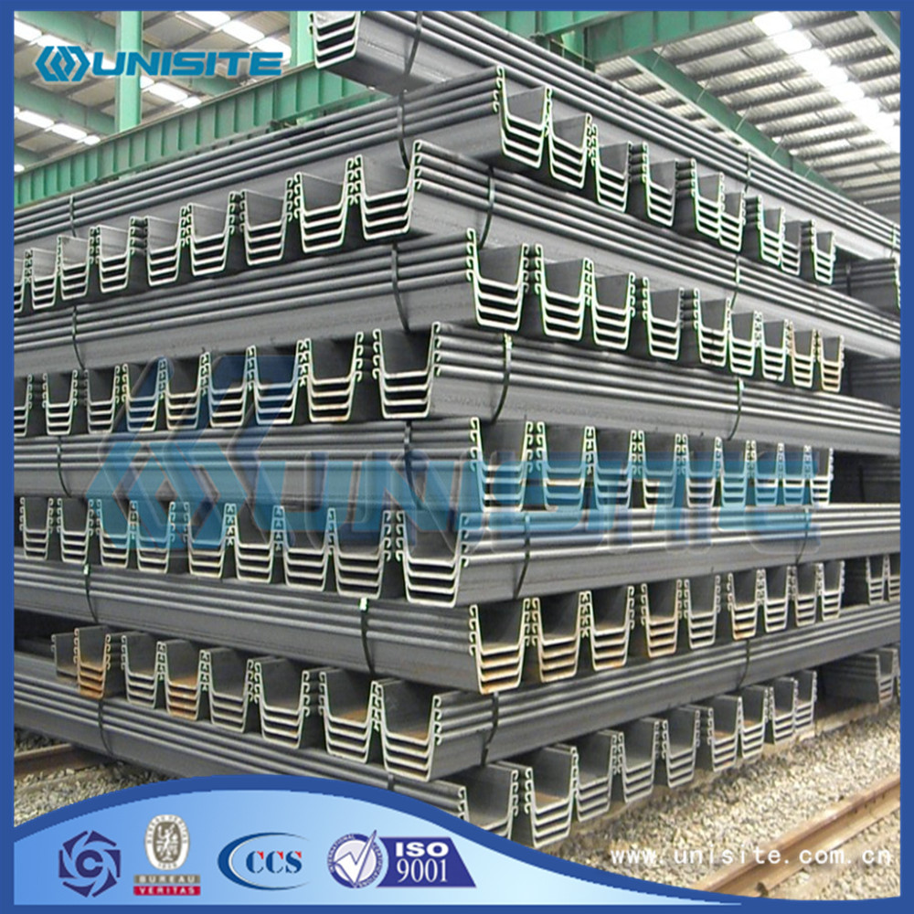 Steel sheet pile wall