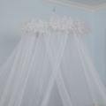 Bed Canopy Hanging White Feather Umbrella Mosquito Net