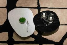 Modern Marble Coffee Table Set