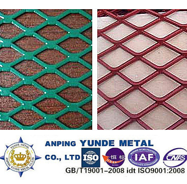 PVC Coated Expanded Metal Fencing