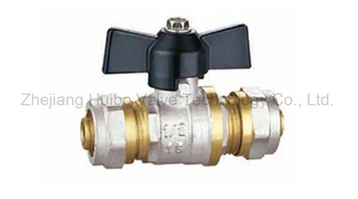 Brass Forged Ball Valve Dia16-Dia32mm with Butterfly Handle