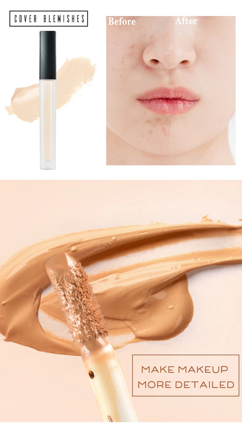 Lasting Moisturizing Full Coverage Concealer Makeup Liquid Foundation Cosmetic Vegan Concealer