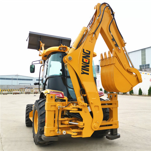 Backhoe Wheel Loader with Excavator