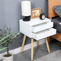 Custom Wholesale 3 Drawer White Nightstand