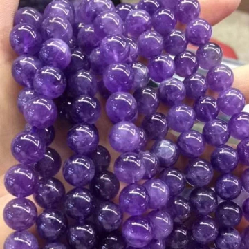 natural stone beads amethyst loose gemstone amethyst beads for bracelet jewelry making
