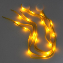 Hot Selling LED Party Shoelaces - Multi-Color Glowing Flat LED Shoelaces