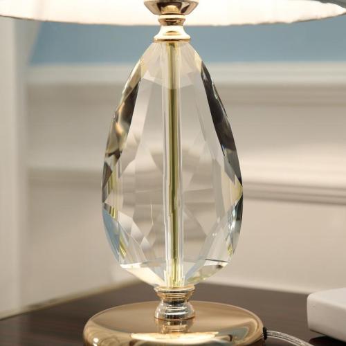 INSHINE Grey With Crystal Fit Table Lamp