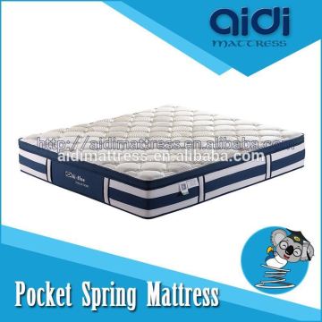 OLU-FP32-1 2014 New style blue pocket hgih quality Latex mattress