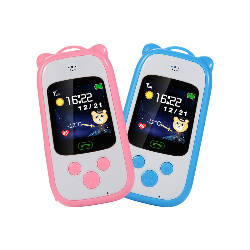 UNIWA KM1 1.44 Inch Touch Screen Kids Mobilephone with SOS GPS Tracking Function Cute Small Child Safety SOS Phone