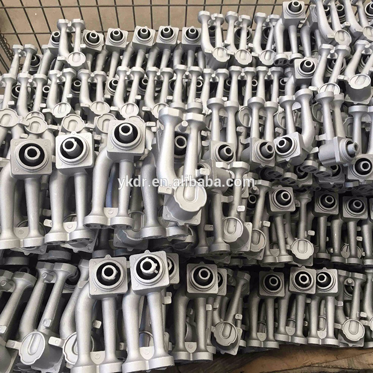 China aluminum foundry supply cast aluminum burner parts by gravity casting