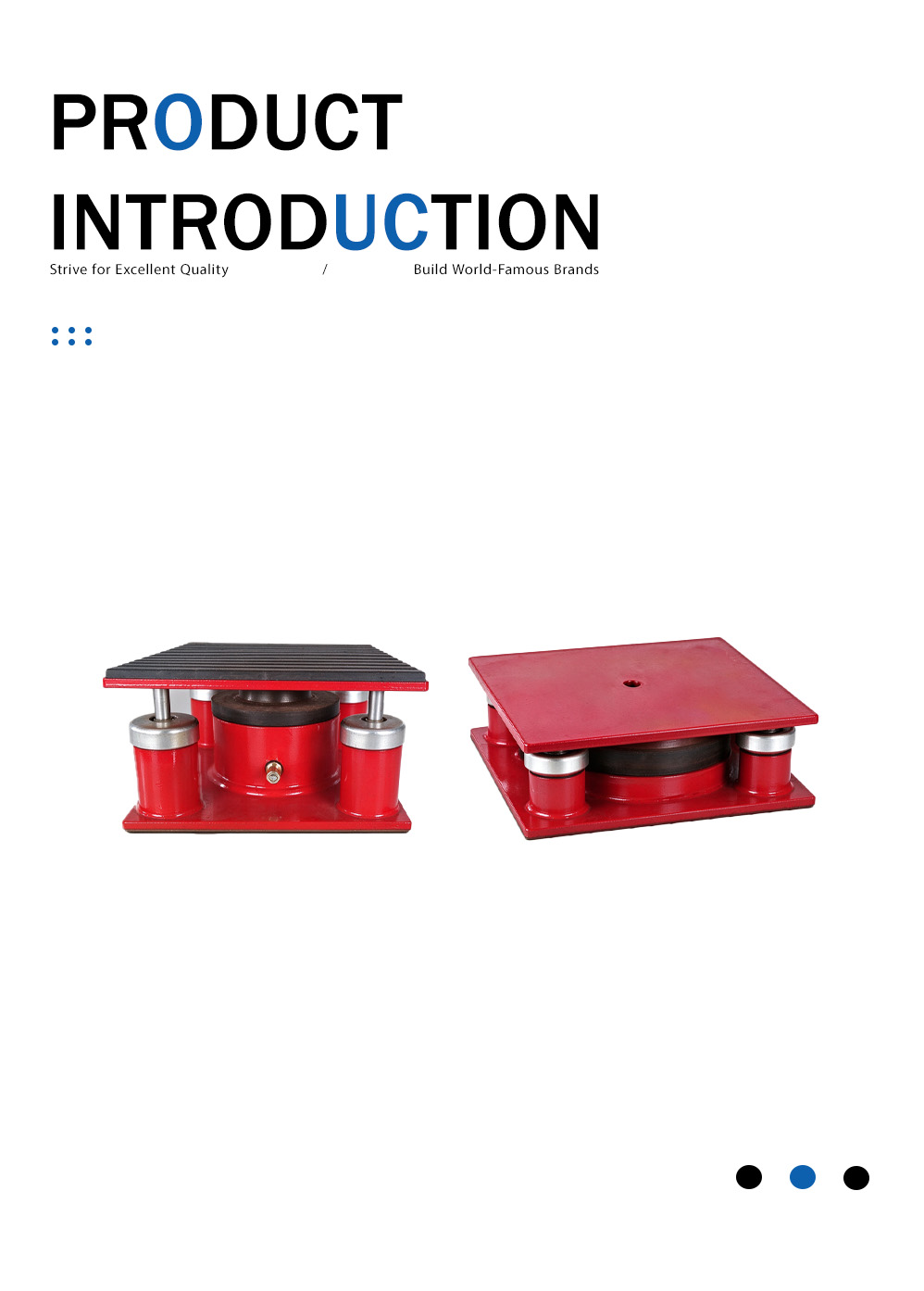 Isolador de mola pneumática de baixa frequência tipo ASD B ASD B Type Low Frequency Air Spring Isolator