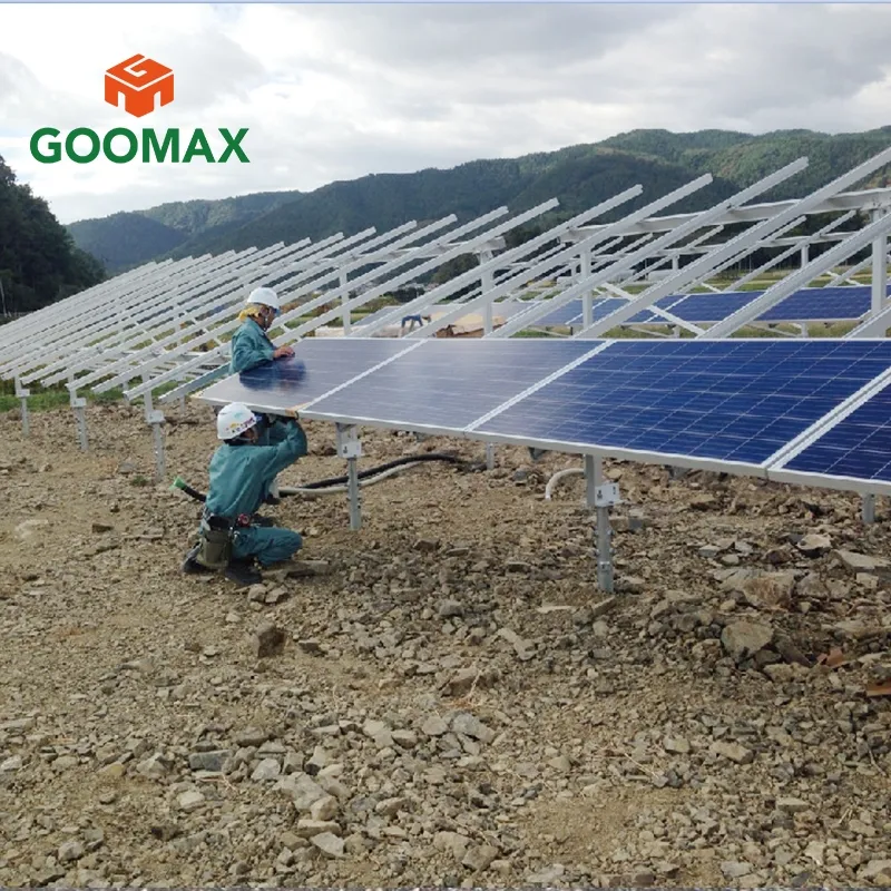 Goomax Customizable Ground Screw Foundation for Solar Ground Mount Systems