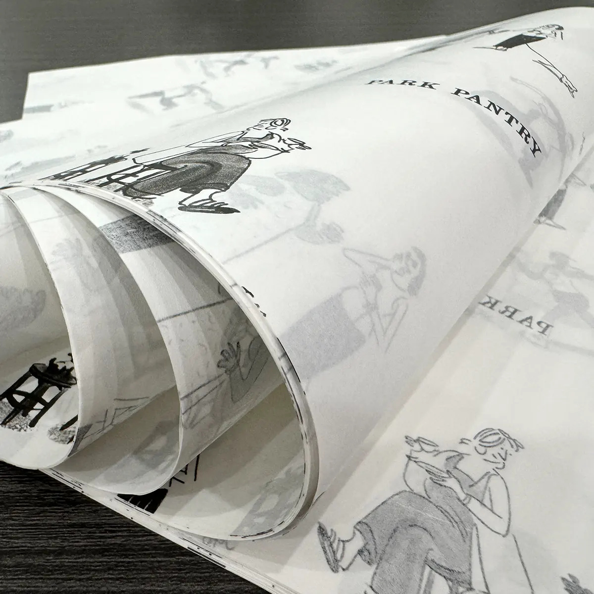 레스토랑을 위한 맞춤형 내유성 종이 매트 Custom Oil Resistant Paper Mats for Restaurants