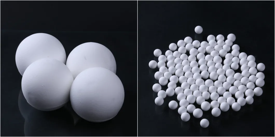 High Alumina Al2O3 Balls Support Media 92% 93.5% 99.5%