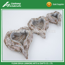 Handmade heart shape christmas ornament flower basket