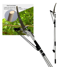 Qiyun Garden Tools: Pruners and Telescopic Pole Saw for Tree Branch Cutting