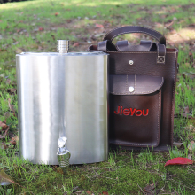 Stainless Steel Jumbo Hip Flask 128OZ for Men - Outdoor Whisky Flask