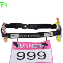 Triathlon Elastic Running Belt with 6 Gel Holders 