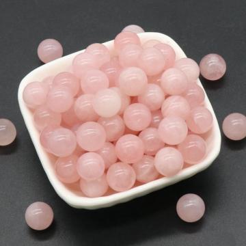 20MM Rose Quartz Chakra Balls for Stress Relief Meditation Balancing Home Decoration Bulks Crystal Spheres Polished