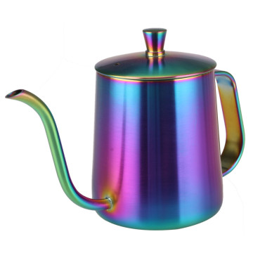 Rainbow Colorful Long Narrow Spout Coffee Pot