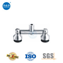 SUS Material Office Glass Fitting Corner Clamping Connector