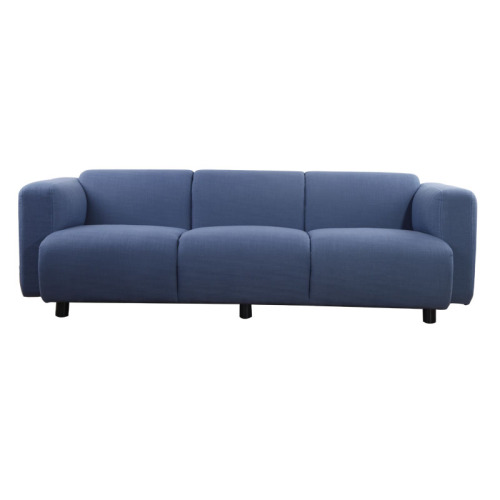 Modern blue fabric living room sofa