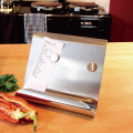 cookbook rack and memo board with memo magnet