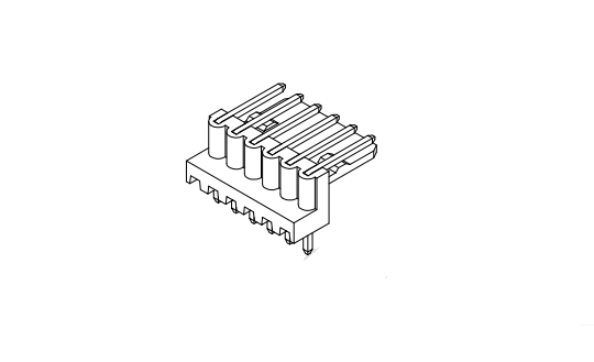 2.50mm Pitch 90 ° Gofret Konnektör Serisi CW2504R-XP