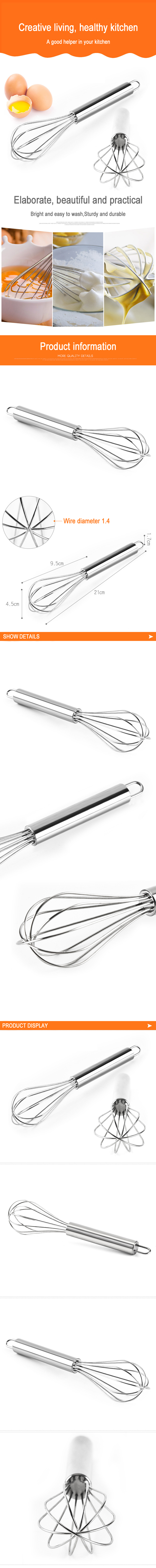 Edelstahl Schneebesen stainless steel egg beater