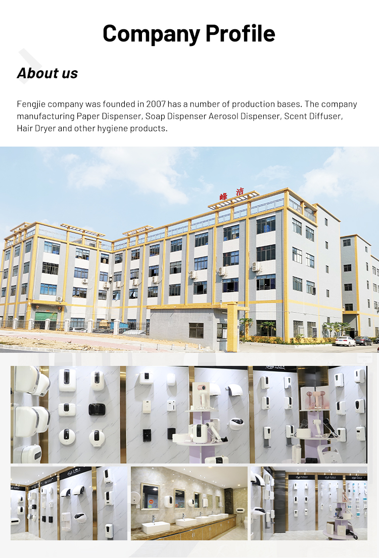 FQ-002 Sensor Hand roll towel paper dispenser Public Toilet Intelligent Sensor Automatic Hand Paper Dispenser