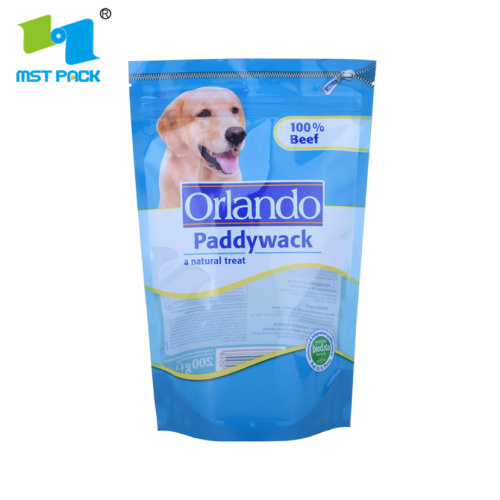 Sac à ziplock Freeze Dried Pets Food Pouch