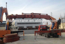high quality 80 ton knucle boom truck mounted crane for sale,SQ1600ZB6