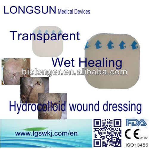 transparent hydrogel wound dressing