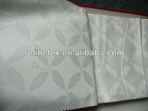 White cotton jacquard fabric for bedding,bedclothes,bedding fabric