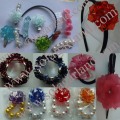 63MM Acrylic Artificial Bead Flowers Made by Rhombus Beads