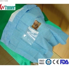 disposable Ophthalmic Drape with Pouch