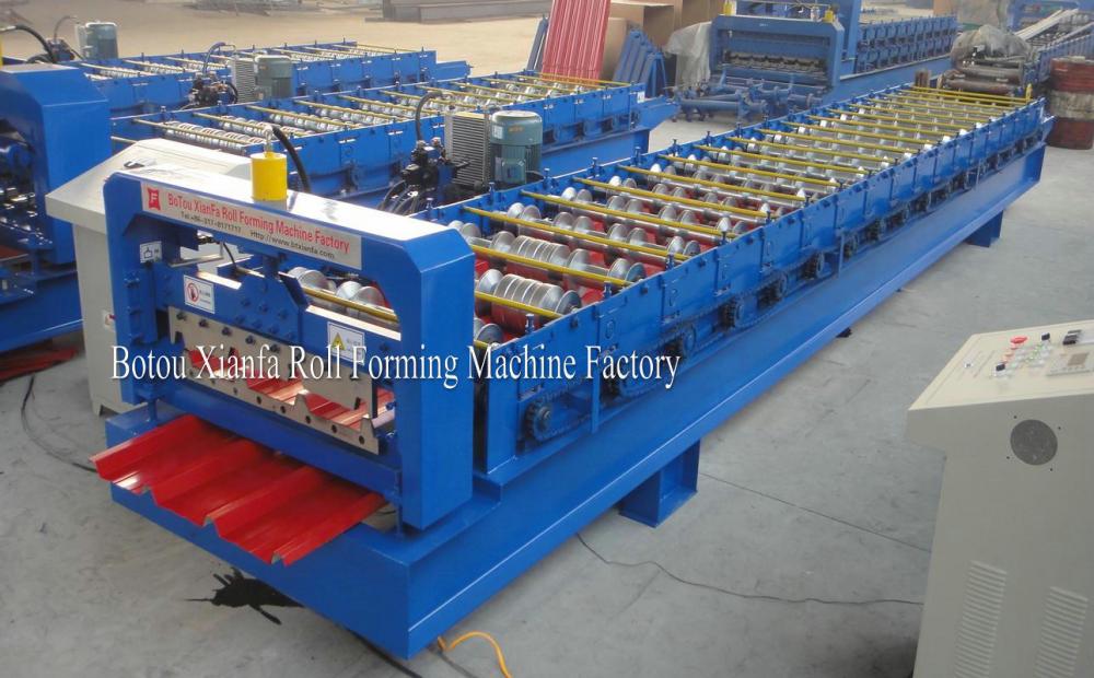 Steel Roof trapezoidal Panel roll forming machine