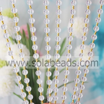 Acrylic Crystal Faceted Beads Wall Hanging Curtain