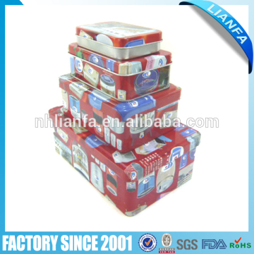 rectangle gift tin box series