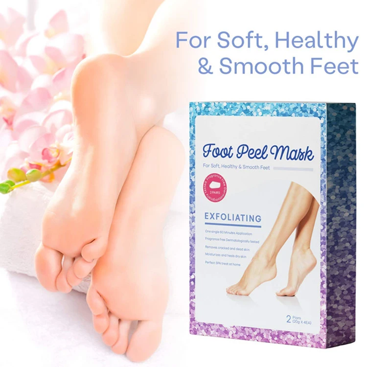 Custom Exfoliating Peeling Natural Treatment Dead Skin & Calluses Foot Peel Mask